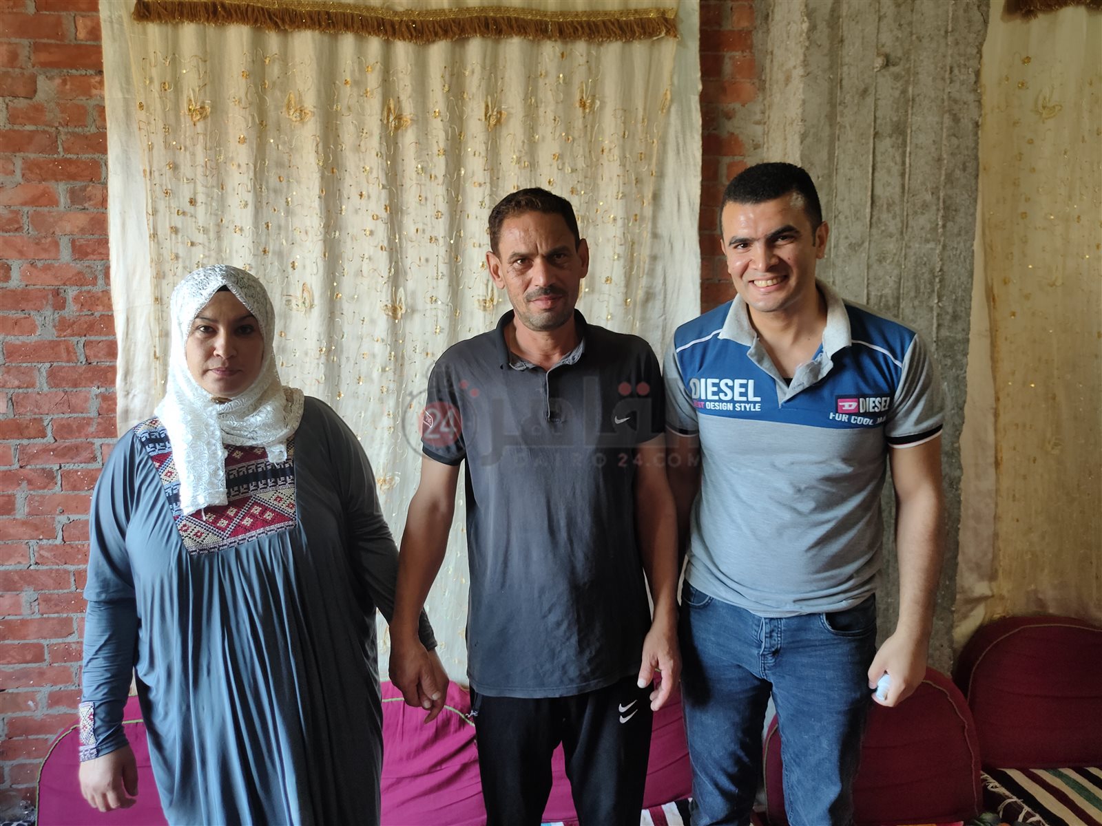 مراسل القاهرة 24 مع هناء وزوجها