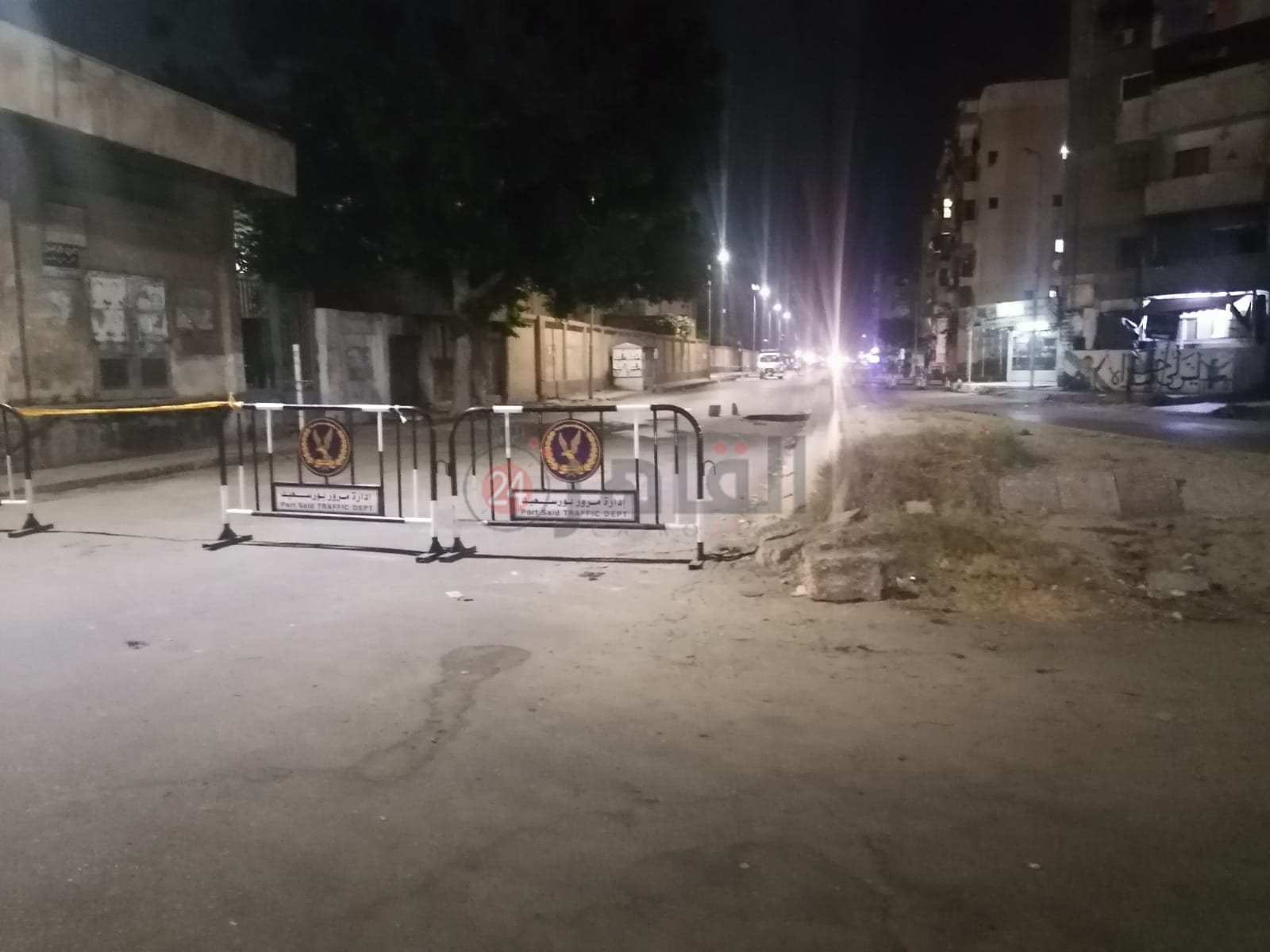 فرض كردون أمني حول هبوط أرضي 