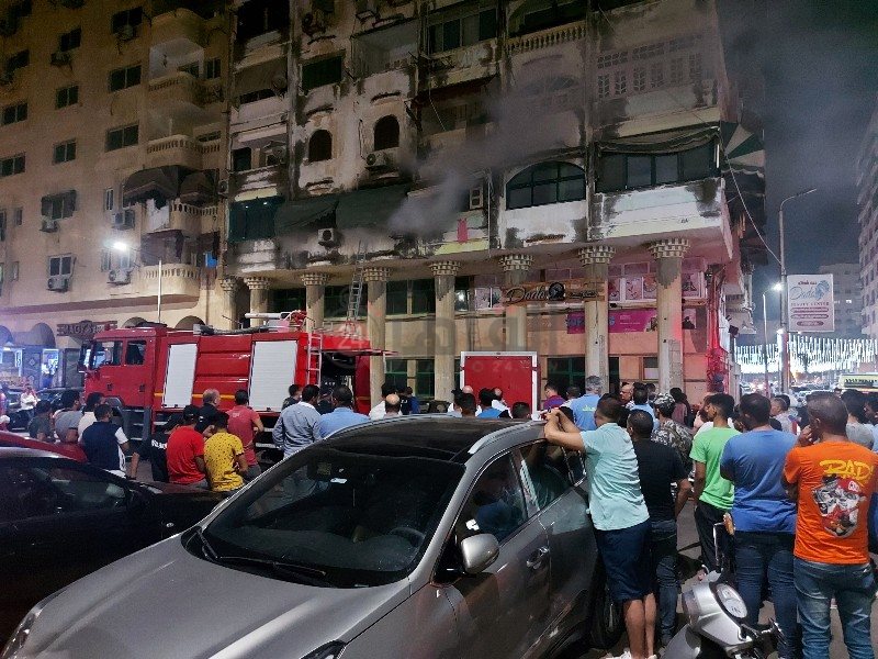 حريق في وحدة سكنية ببورسعيد 