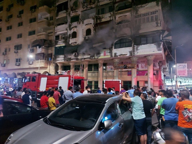 حريق وحدة سكنية ببورسعيد 