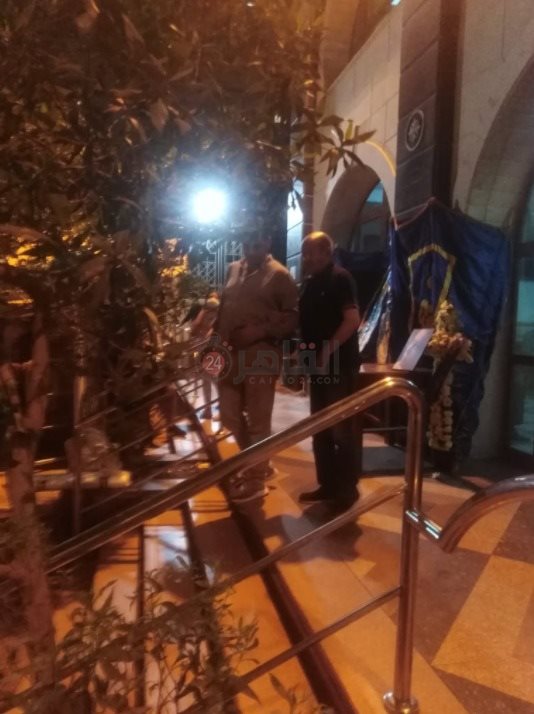 لطفي لبيب من عزاء ماهر لبيب (2)