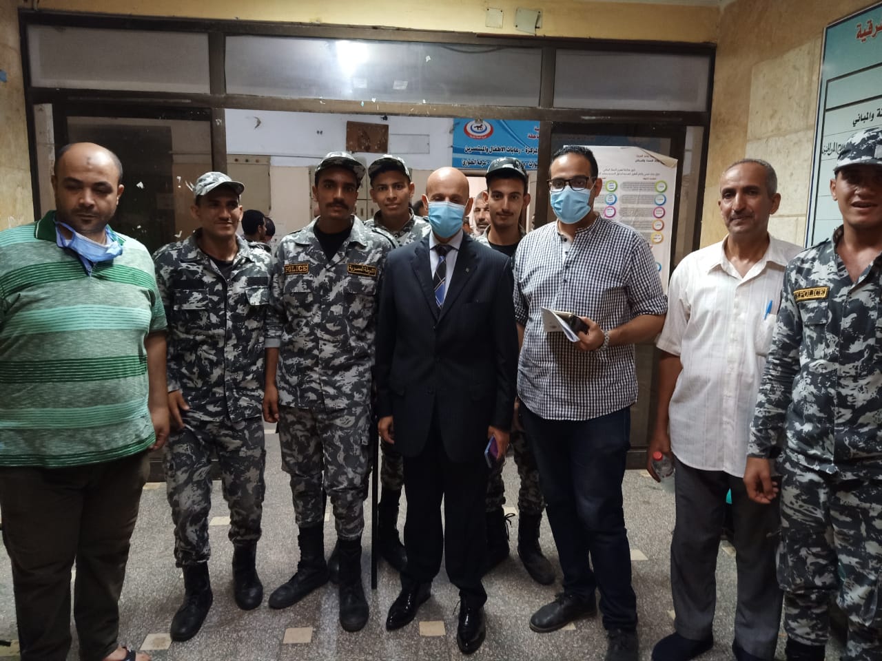 فريق مديرية الشؤون الصحية بمحافظة الشرقية