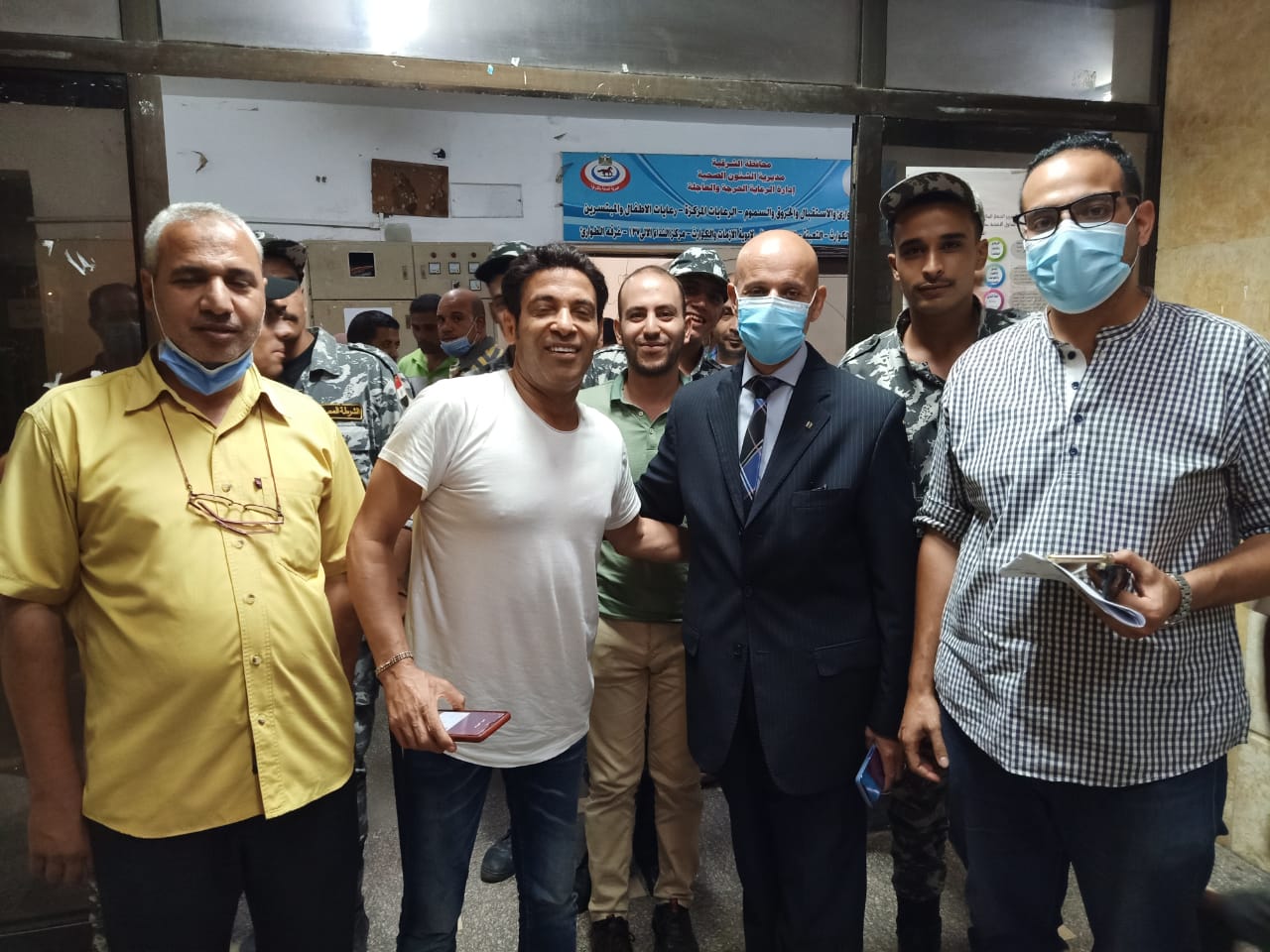 سعد الصغير ووكيل وزارة الصحة بمحافظة الشرقية 2