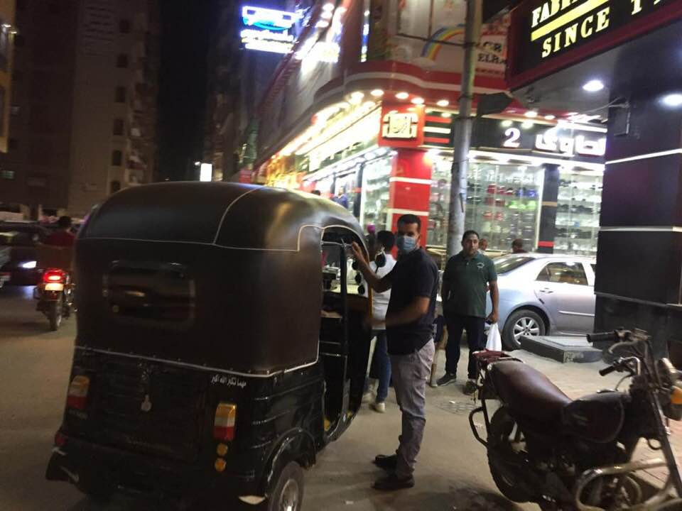 ضبط مركبات توك توك مخالفة بالزقازيق