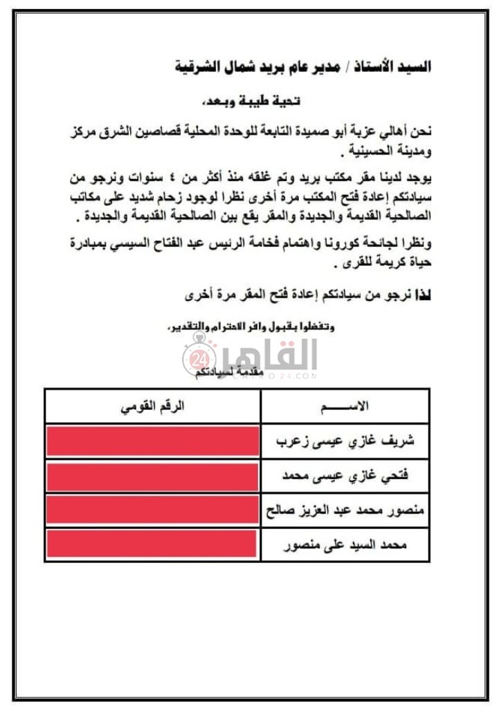 شكوى الأهالي من غلق مكتب البريد 1