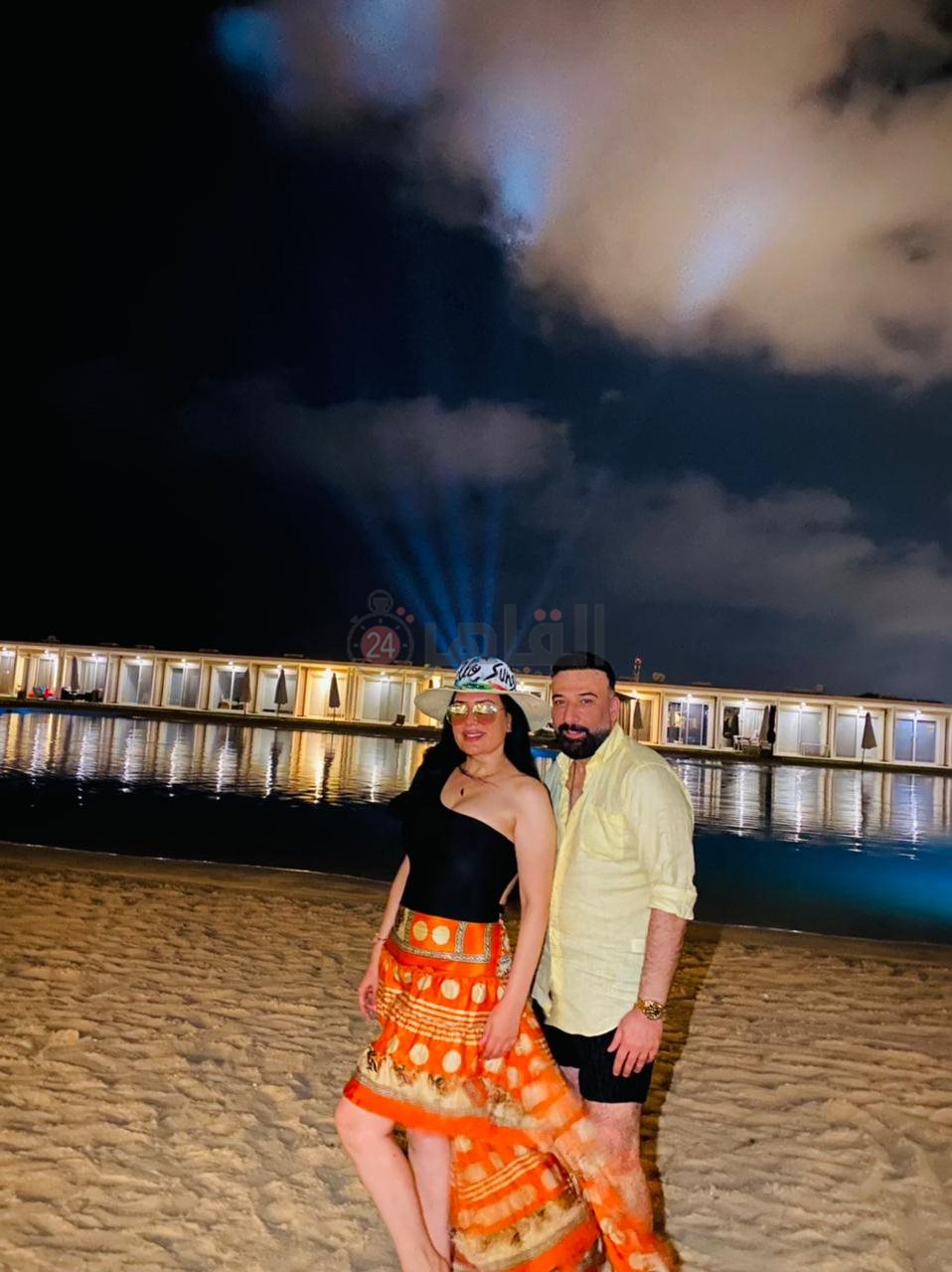 عبير صبري وزوجها أيمن البياع (7)