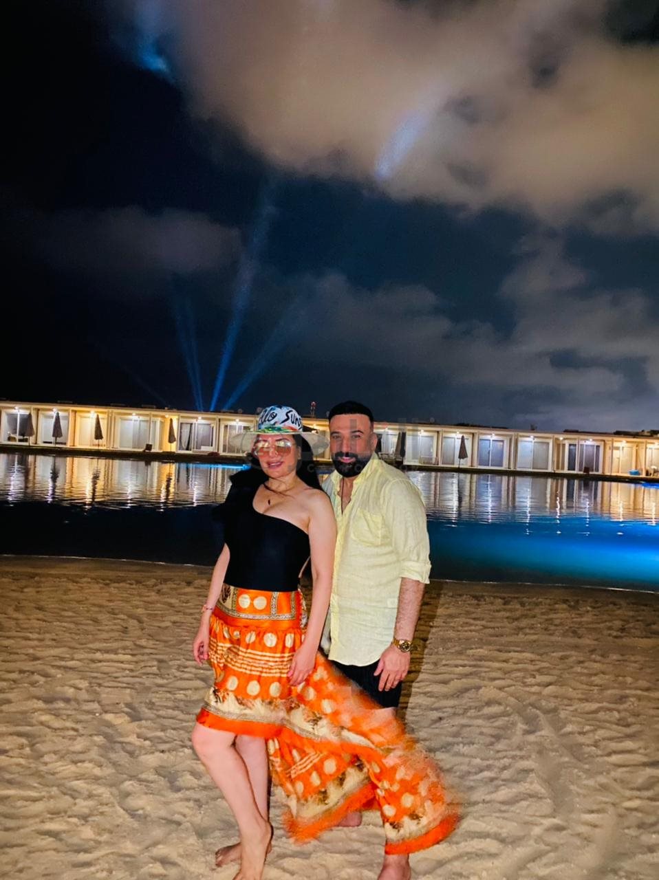 عبير صبري وزوجها أيمن البياع (10)