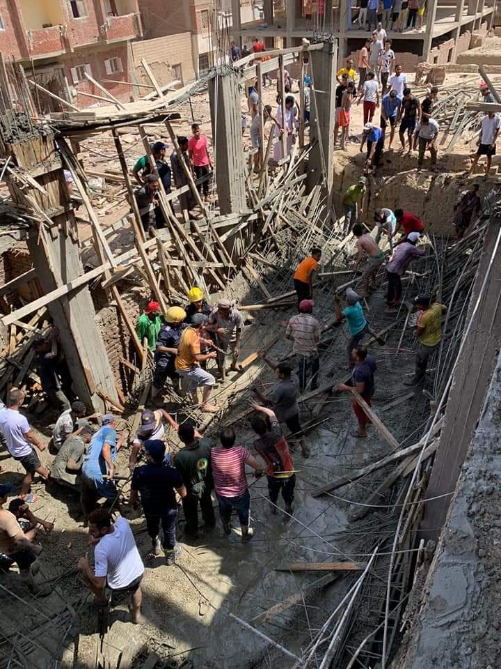 انهيار منزل في الإسماعلية