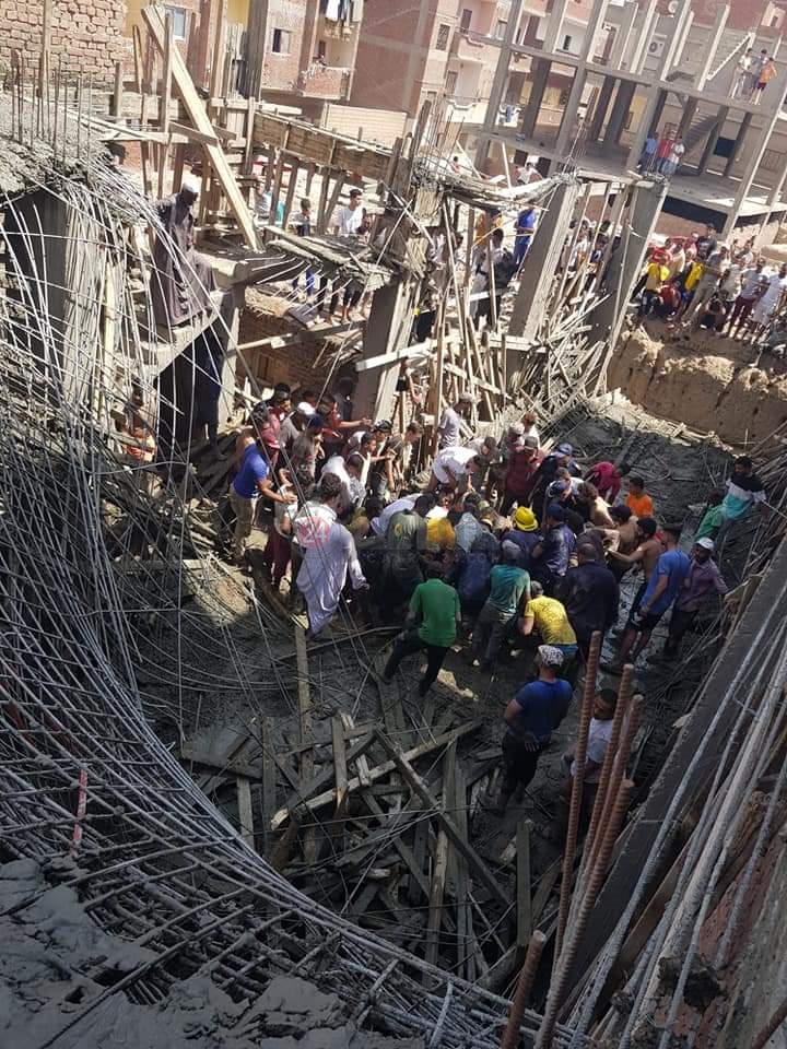 انهيار منزل في الإسماعلية