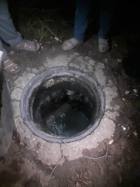 رفع مياه الصرف الصحي المتراكمة بنفق أبو الريش 02