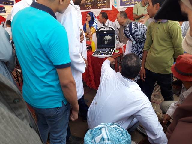 قافلة بيطرية بقرى حياة كريمة بالشرقية 01