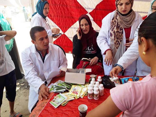 قافلة بيطرية بقرى حياة كريمة بالشرقية 02