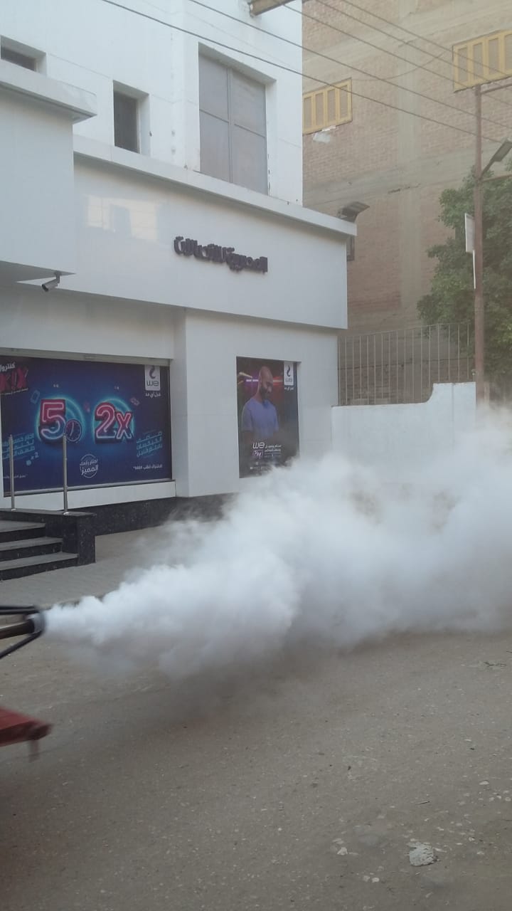 حملات تعقيم لمنع انتشار كورونا بالشرقية 1