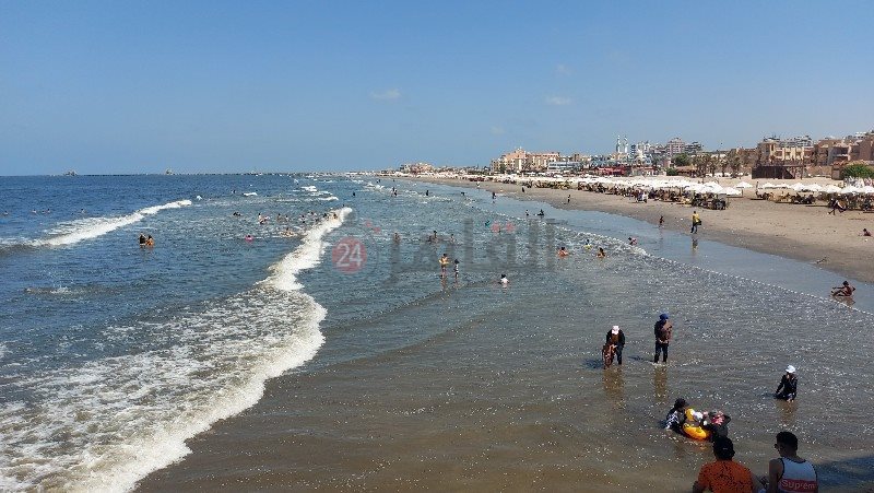 شاطئ بورسعيد اليوم 