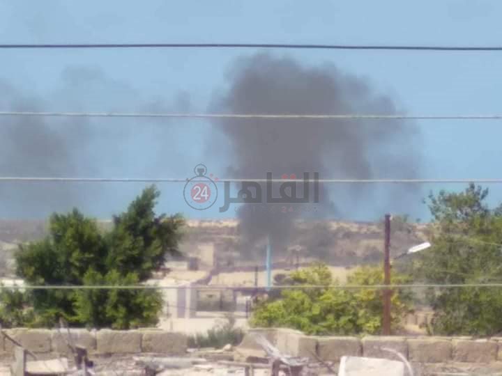 تصاعد الأدخنة من محرقة النفايات الخطرة