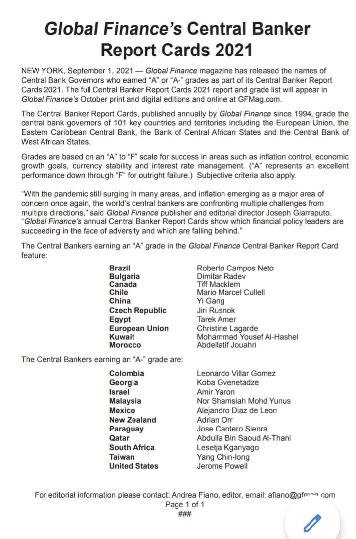 طارق عامر أفضل شخصية