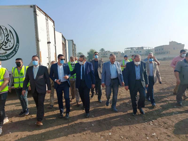 وصول قافلة أبواب الخير لمحافظة الشرقية 01