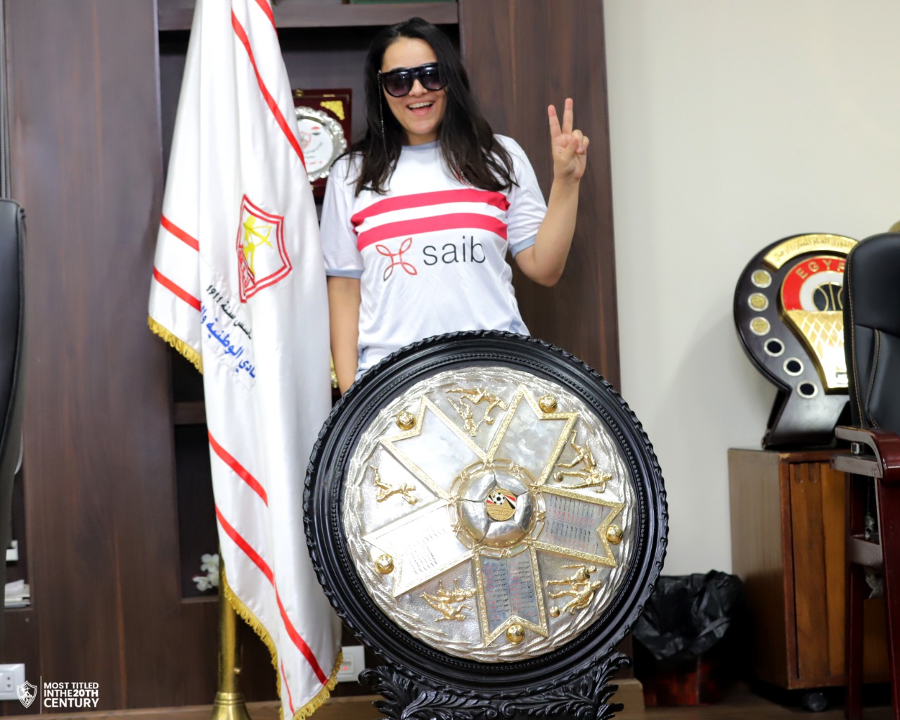 راندا البحيري تزور الزمالك