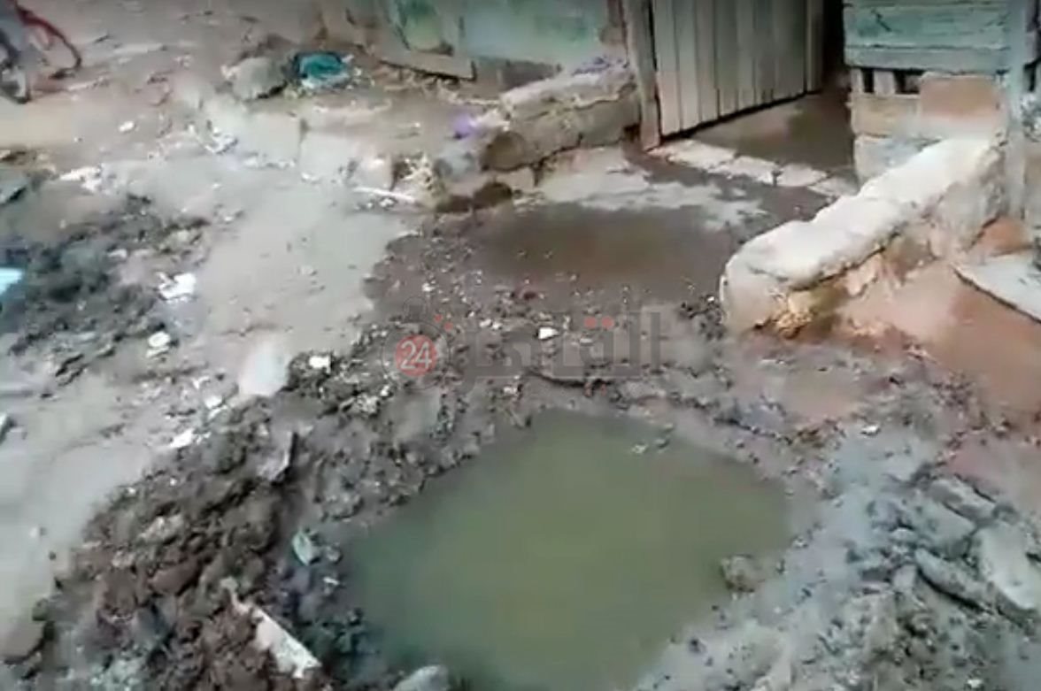 مياه الصرف الصحي تغرق القرية 02