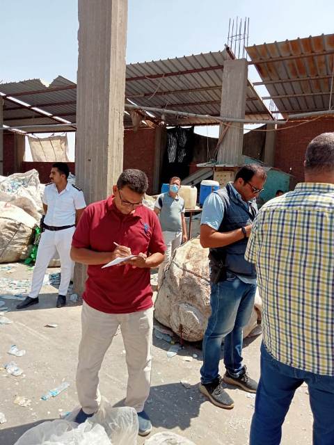 غلق منشآت صناعية مخالفة بالشرقية 01