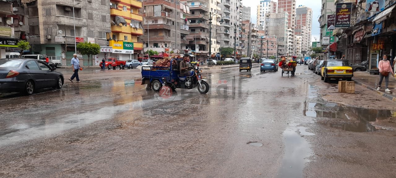 أمطار بمحافظة الإسكندرية