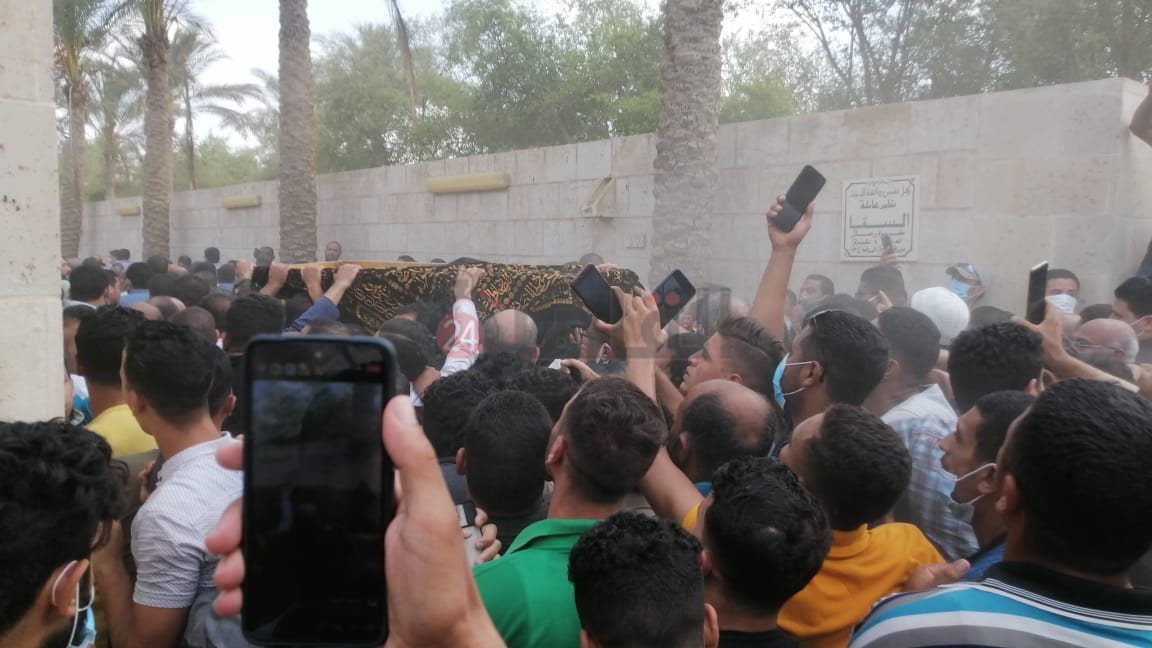 تشييع جثمان الراحل محمود العربي