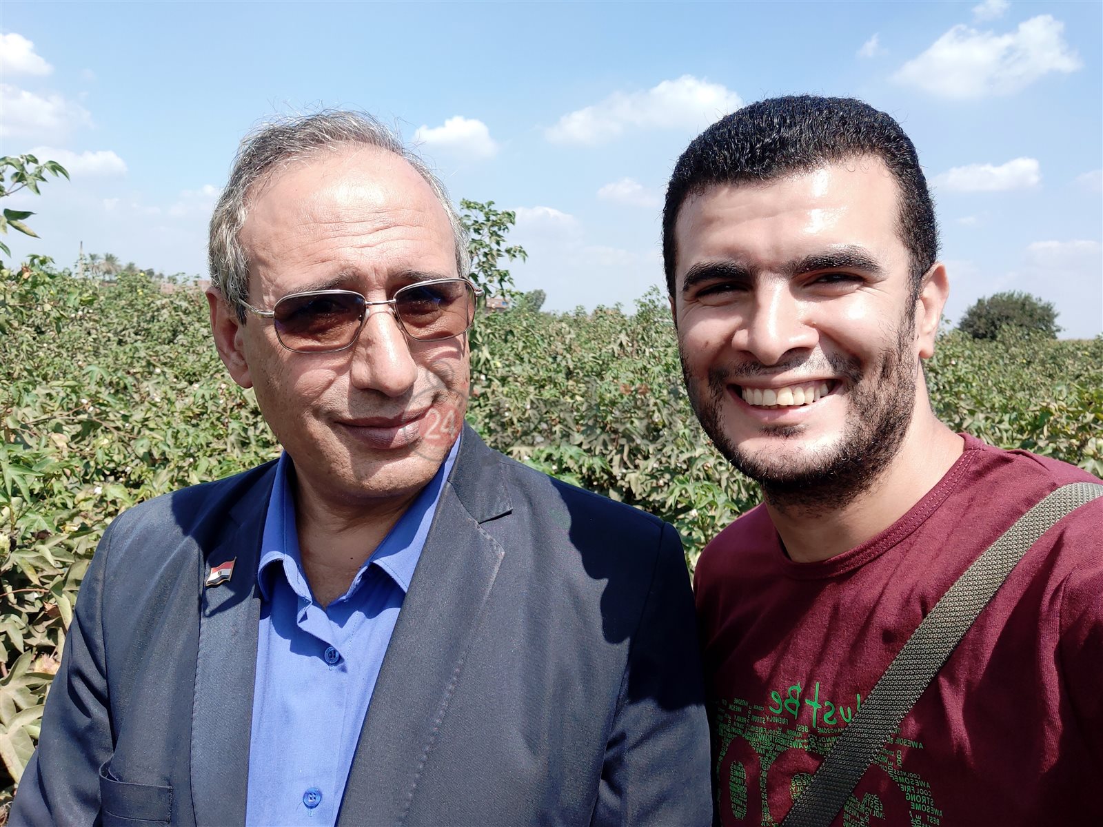 مراسل القاهرة 24 مع وكيل وزارة الزراعة بالشرقية