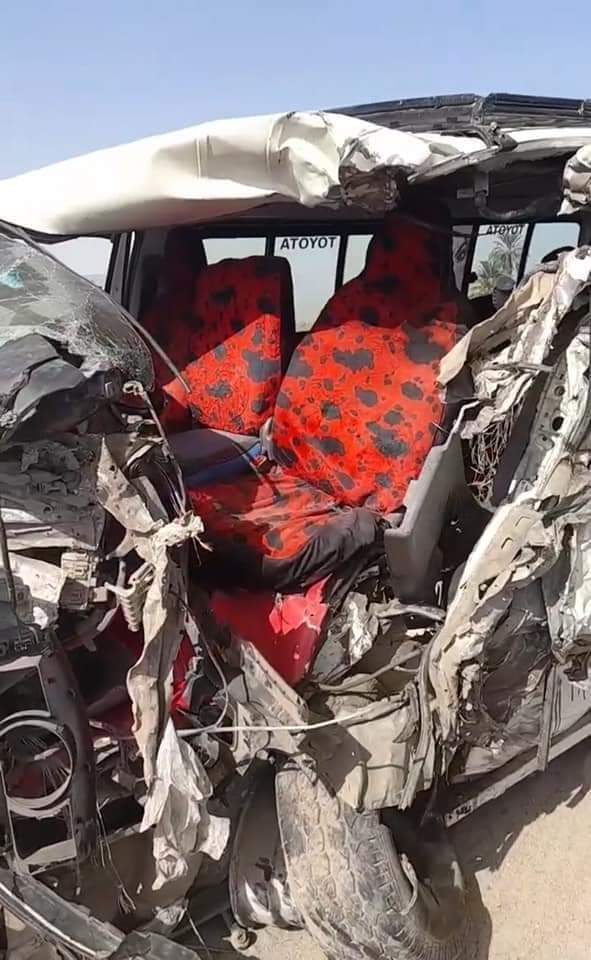 حادث تصادم بأسيوط