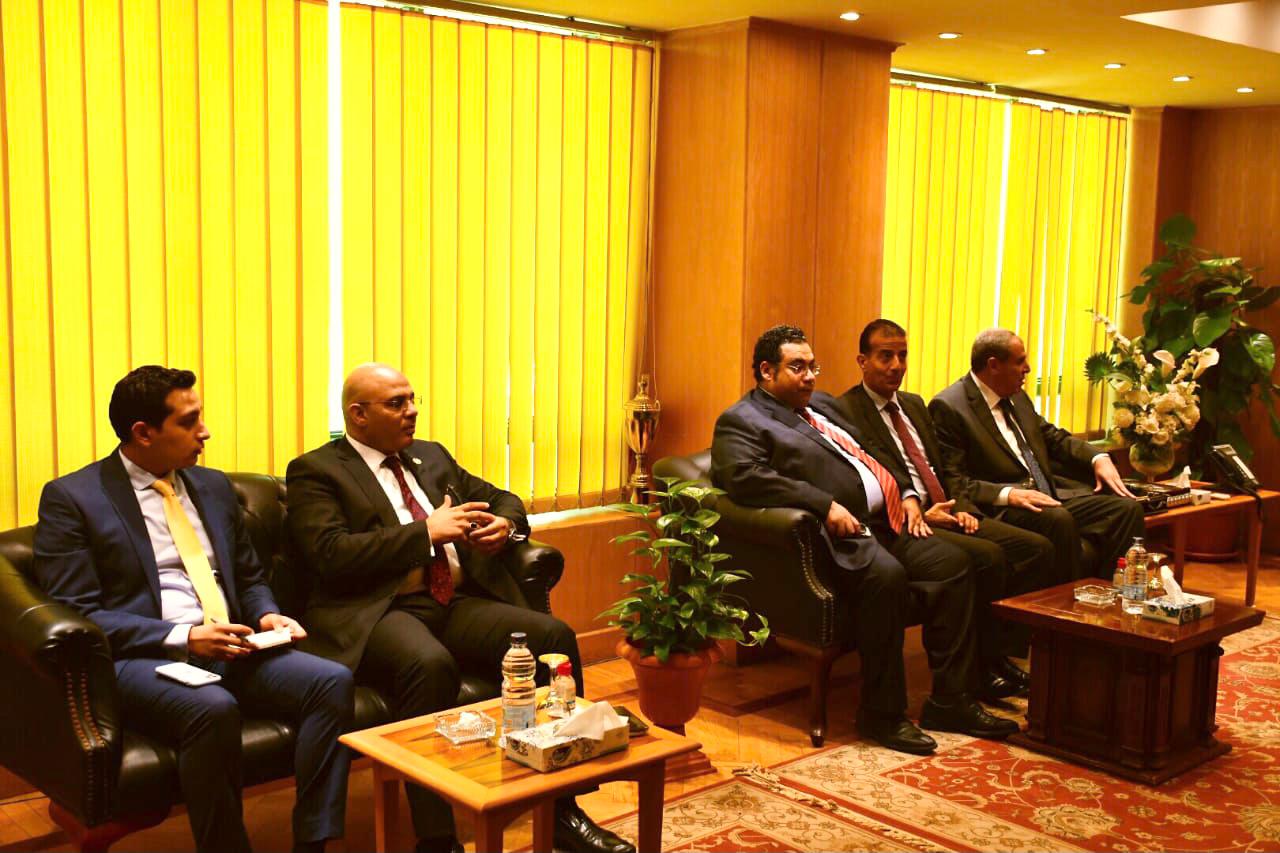 محافظ الفيوم يستقبل رئيس هيئة قضايا الدولة