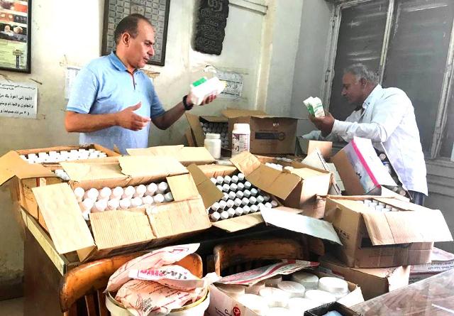 ضبط أدوية بيطرية مخالفة بالشرقية 01
