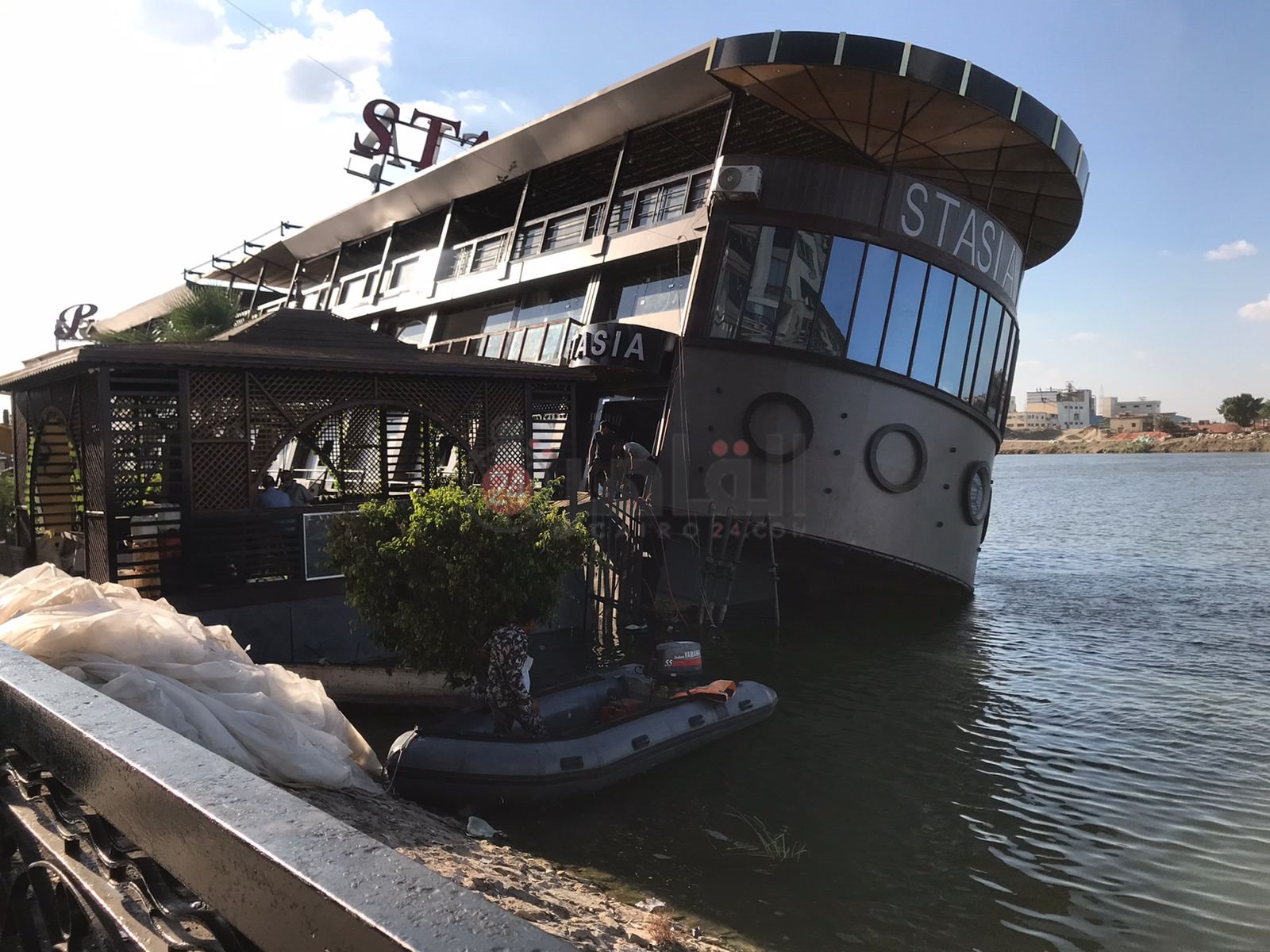 المركب الجانحة في الدقهلية 