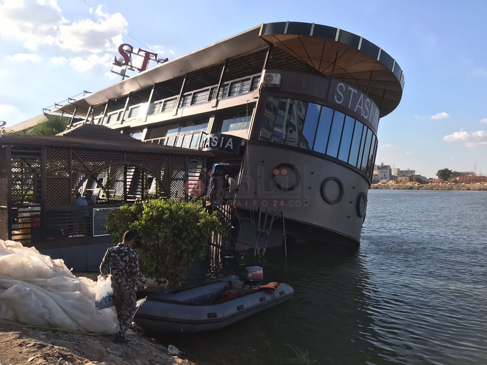 المركب الجانحة في الدقهلية 