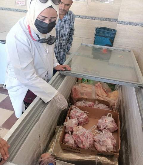 حملة تفتيشية على محال الجزارة والأسماك بالشرقية