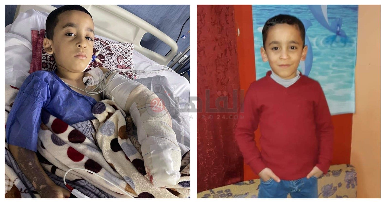 الطفل معاذ ضحية الصعق الكهربائي بالشرقية