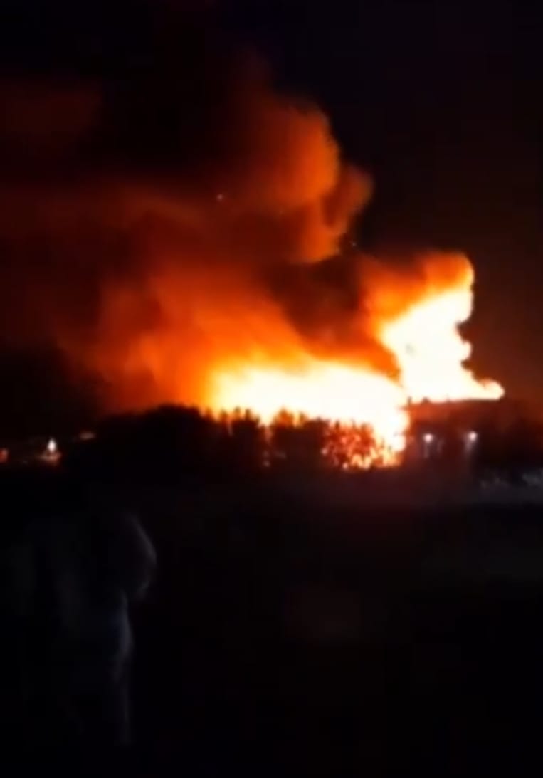 حريق بمدينة الحرفيين بالغردقة 