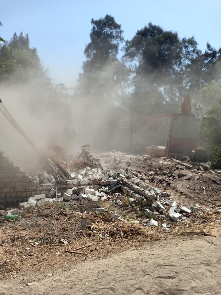 إزالة حالات تعدي على أراضي أملاك الدولة بالشرقية 03