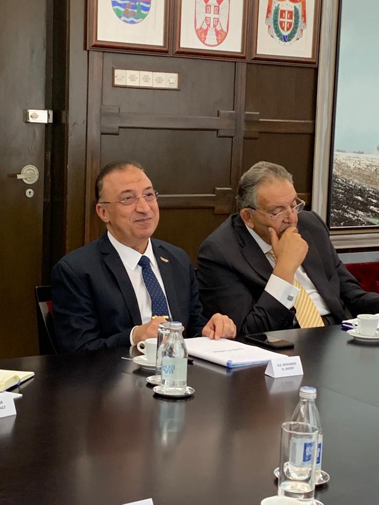 محافظ الإسكندرية يوقع اتفاقية تعاون مع عمدة نوفي ساد 