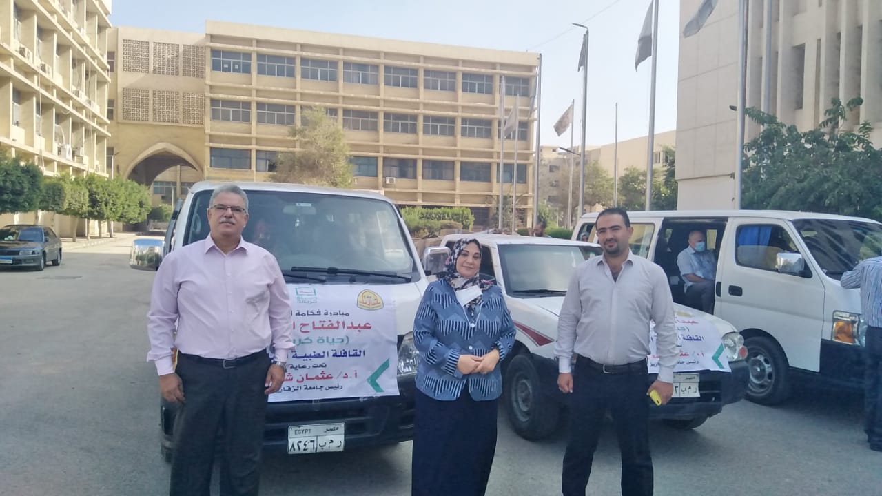 جامعة الزقازيق تُطلق قافلة طبية لقرى حياة كريمة بالشرقية 03