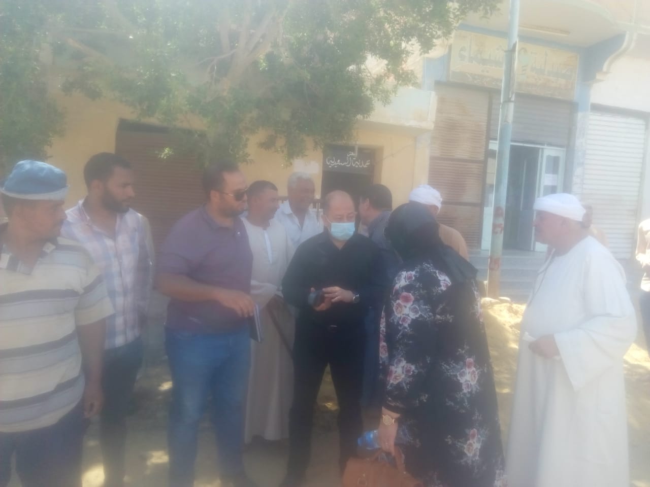 رئيس مياه الفيوم يتفقد مشروع قرية السعيدية