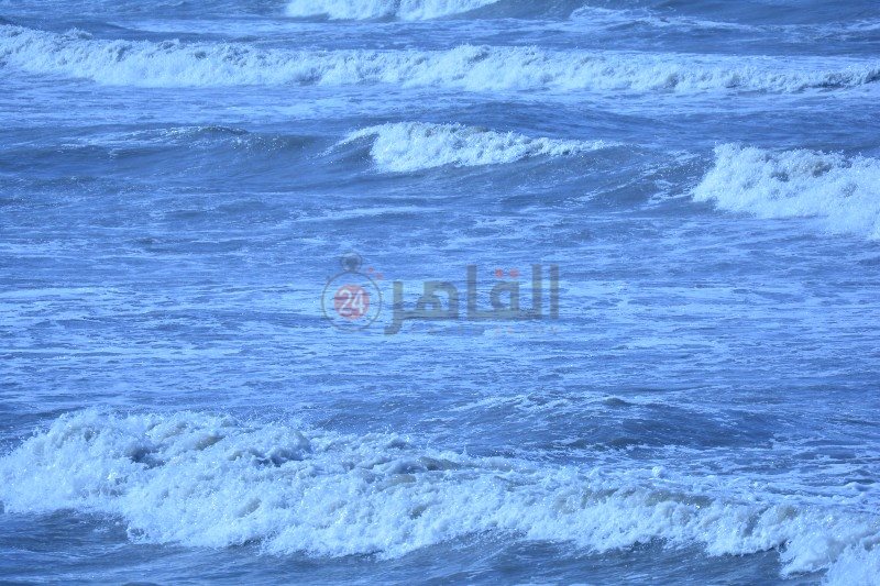 وصول أمواج شاطئ بورسعيد إلي 3 أمتار 