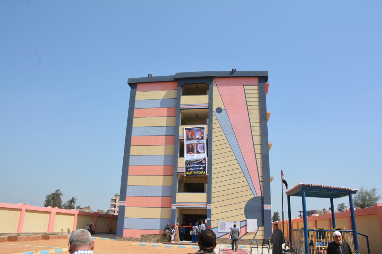 افتتاح مدرستين بالدقهلية