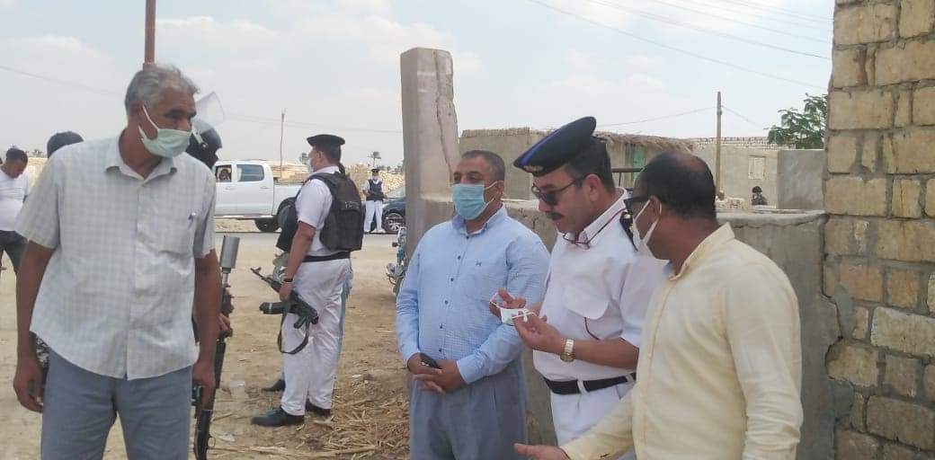 إزالة تعديات في الفيوم