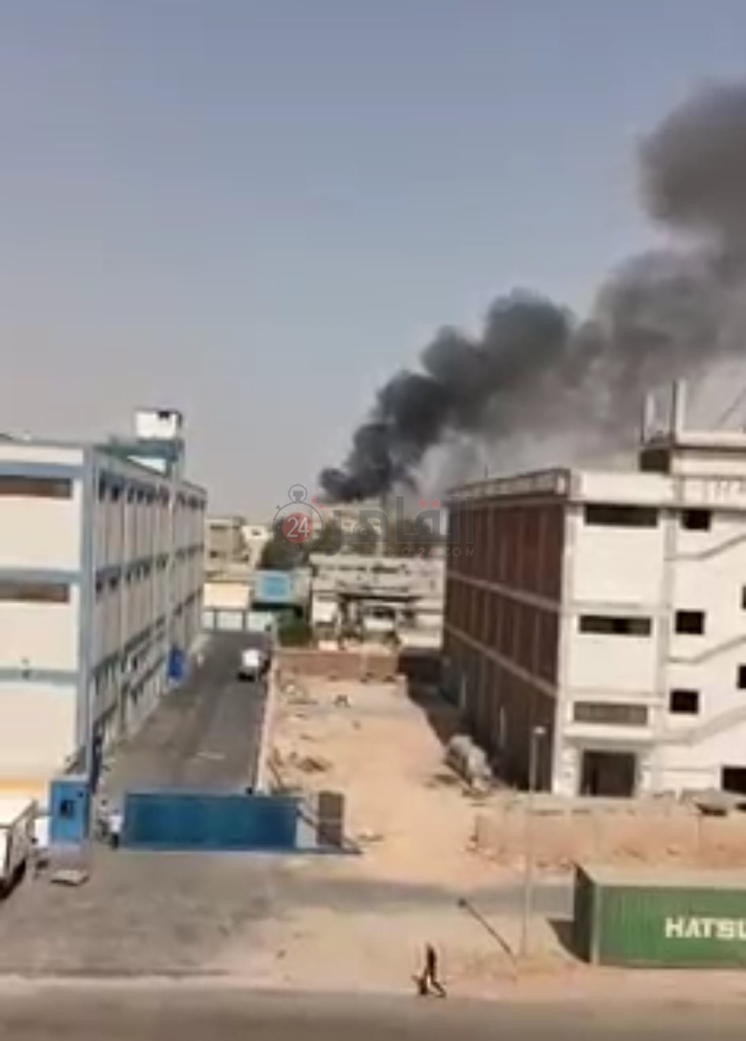 حريق مصنع بيروسول بالعاشر من رمضان 01