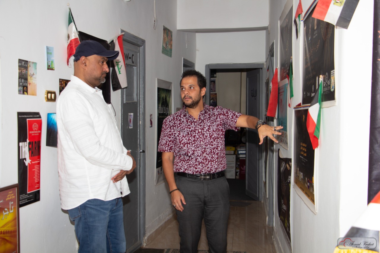 نبيل الفليكاوي يزور مقر مهرجان شرم الشيخ الدولي (1)