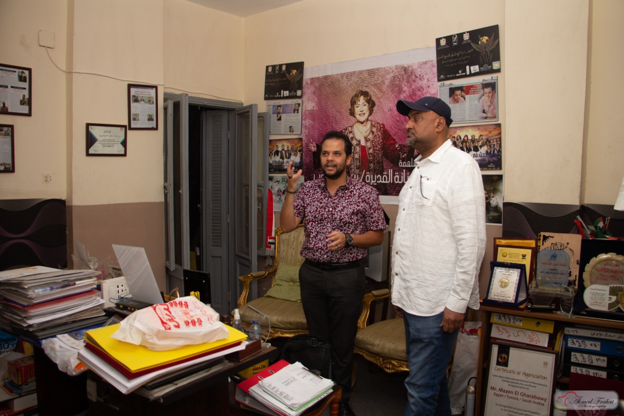 نبيل الفليكاوي يزور مقر مهرجان شرم الشيخ الدولي (10)