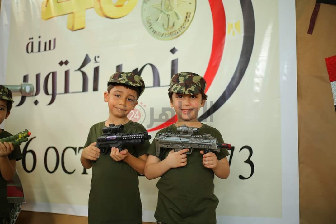 سيشن مبهج لأطفال المنوفية بذكرى حرب أكتوبر