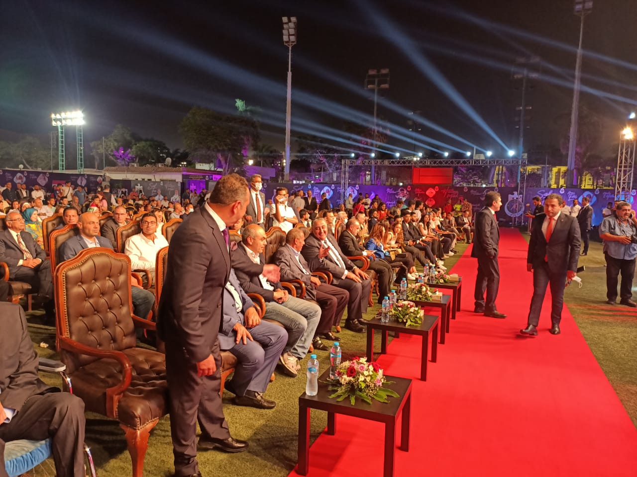 حفل نادي الصيد لتكريم هداية ملاك وسيف عيسى