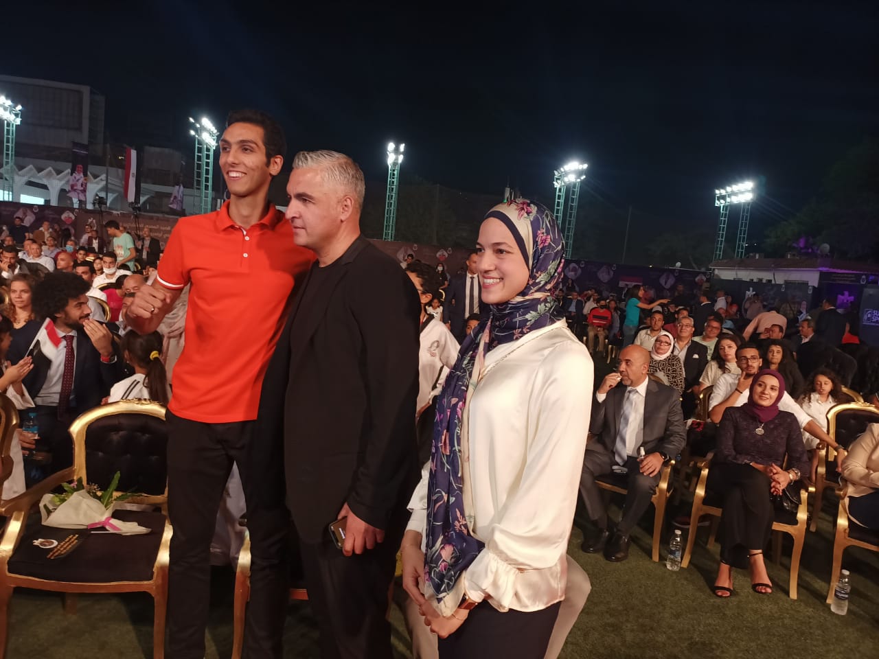 حفل نادي الصيد لتكريم هداية ملاك وسيف عيسى