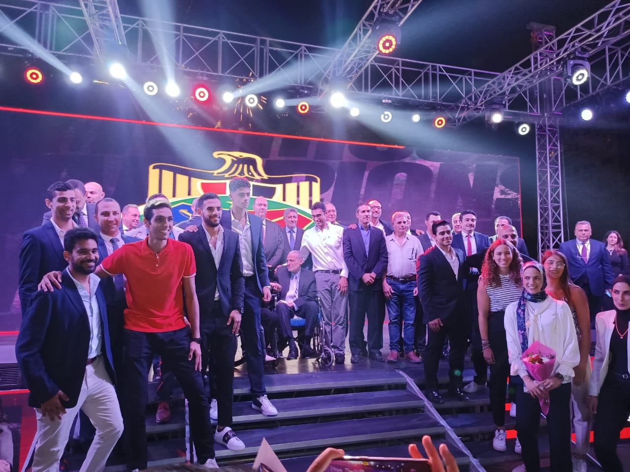 حفل نادي الصيد لتكريم هداية ملاك وسيف عيسى