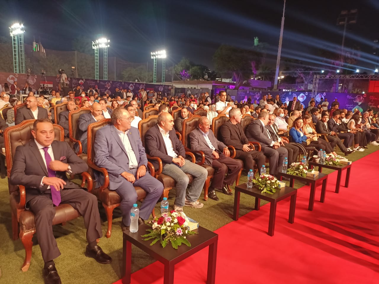 حفل نادي الصيد لتكريم هداية ملاك وسيف عيسى